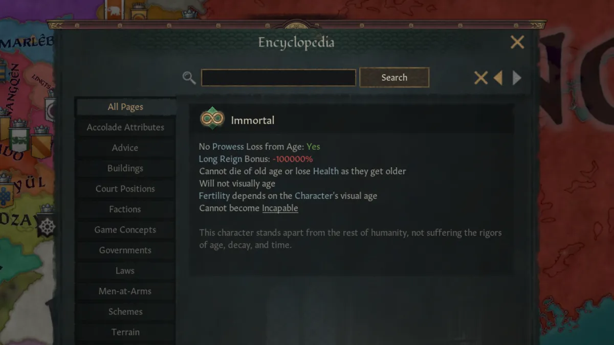 How to Get the Immortal Trait in CK3