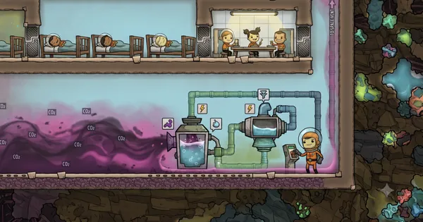 Oxygen Not Included: How to Get Rid of Carbon Dioxide
